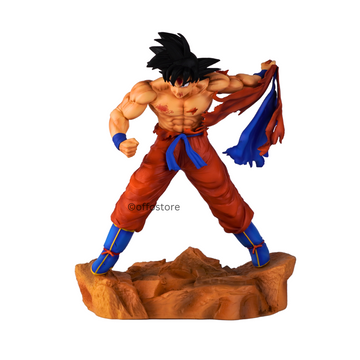 Anime Dragon Ball Z Goku tearing Clothes Action Figure