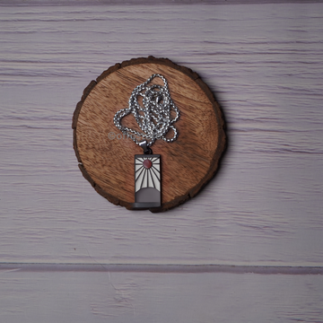 Demon Slayer Anime Tanjiro Hanafuda Locket With Chain