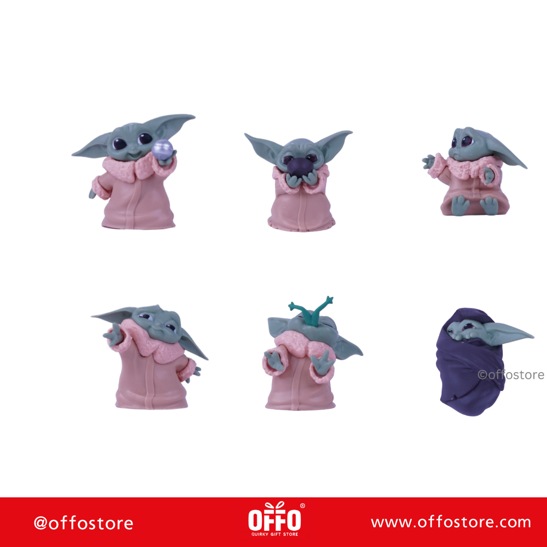 Star Wars Baby Yoda Set Of Action Figure - Main Image