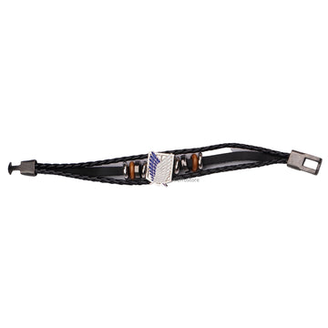 Anime:- Attack on Titan - Scouting Legion Logo Bracelet