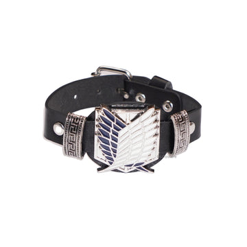 Anime:- Attack on Titan - Scouting Legion Logo Bracelet - 1