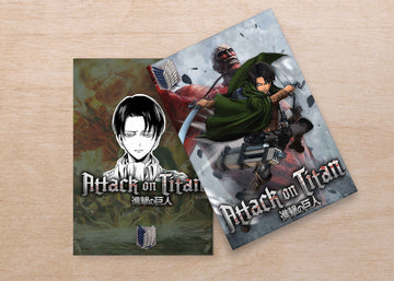 Anime: Attack On Titan Levi Ackerman Velvet Finish A5 Notebook