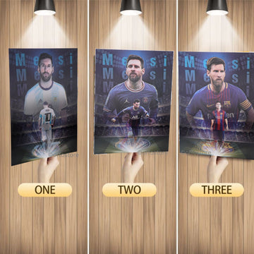 Messi 3D Poster