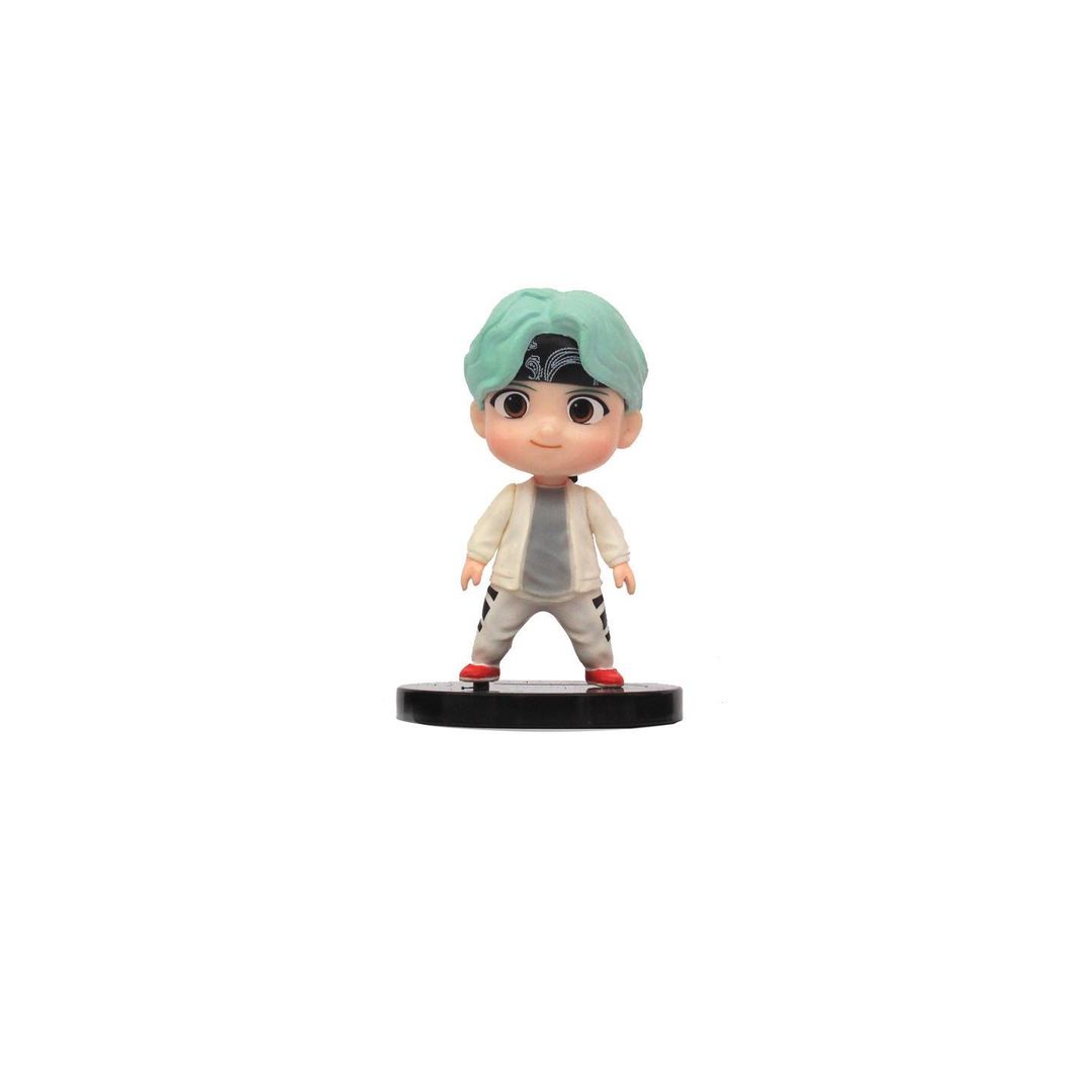 BTS Tiny Tans Figurines- Mic drop standing (Set of 7) [Size : 7-8 cm]