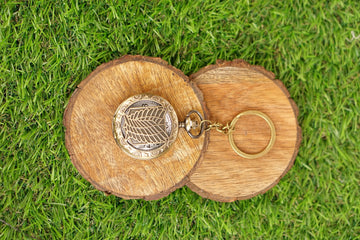 Attack On Titan Pocket Watch Vintage Keychain