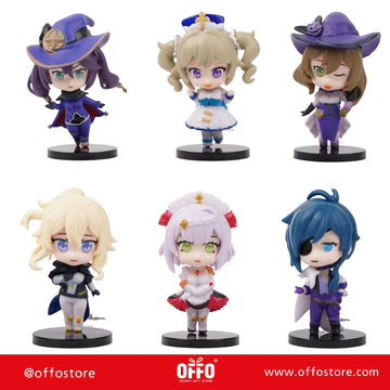 Genshin Impact Tiny Action Figures Set of 6