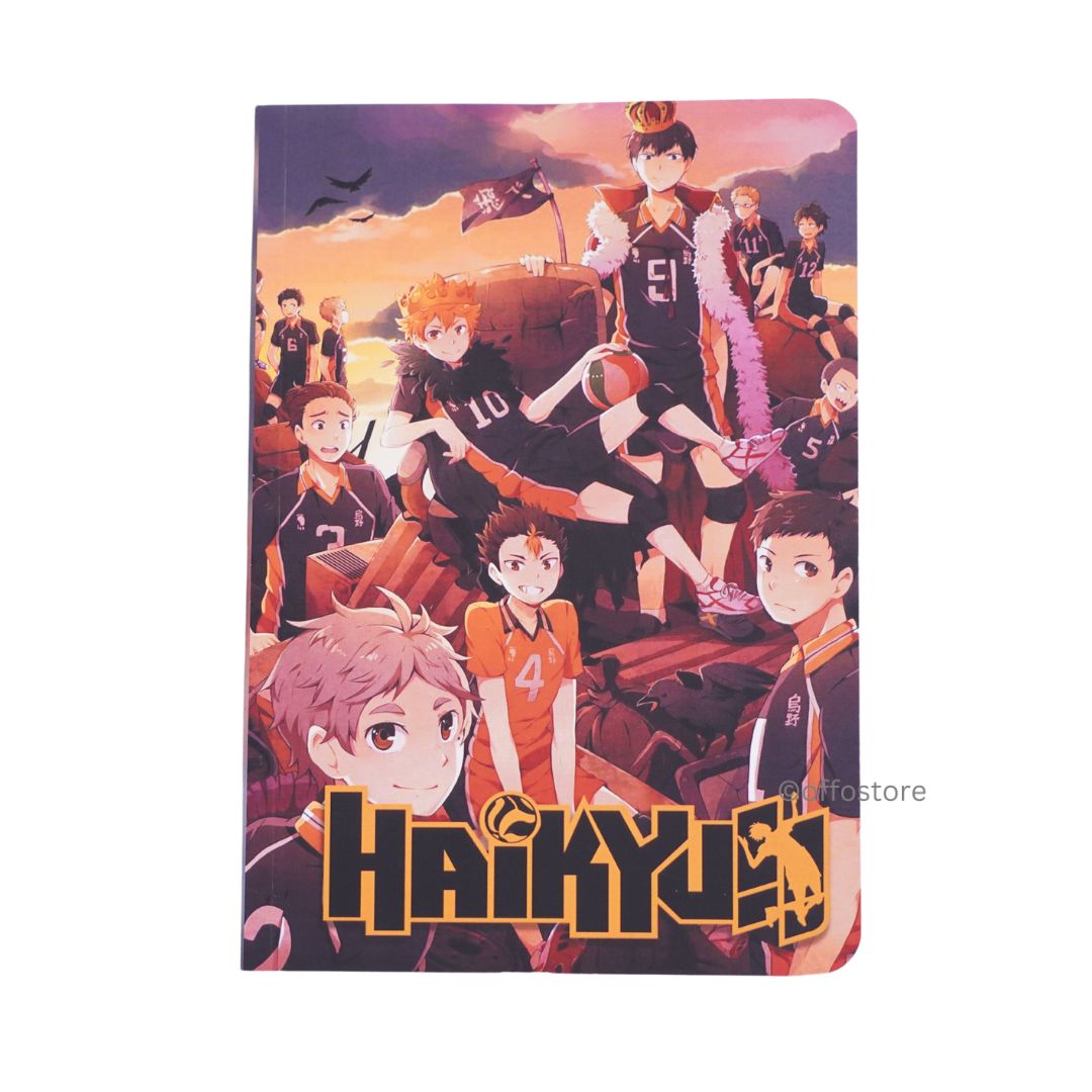 Anime:Haikyu velvet finish A5 notebook