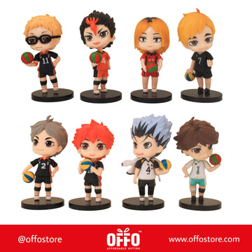 Haikyu set of 8 Action figures
