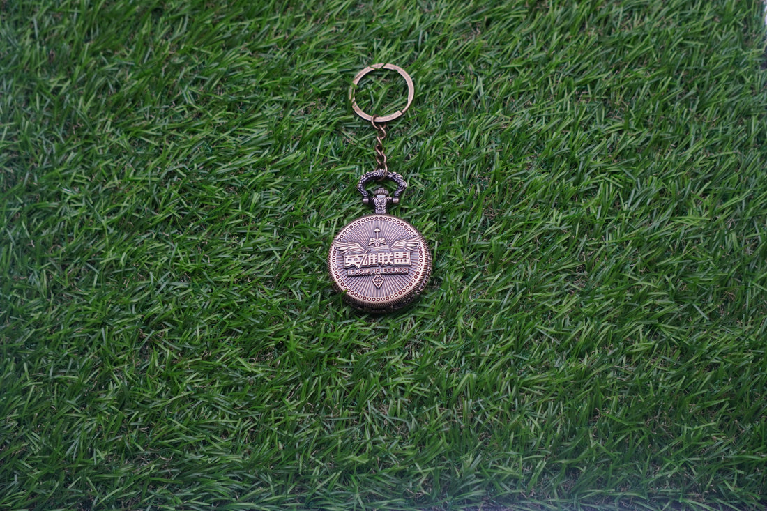 League of Legends Antique Pocket Watch Keychain