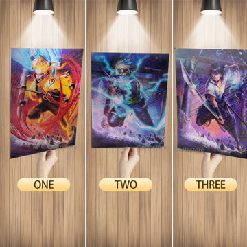 Naruto Anime 3D Poster - F