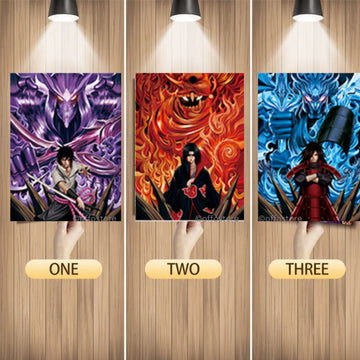 Naruto Anime 3D Poster - G