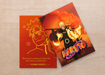 Anime: Naruto Shippuden Velvet Finish A5 Notebook