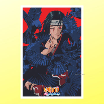 Naruto Anime Itachi Uchiha Wall Poster