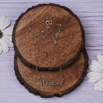 Aquarius Zodiac Locket