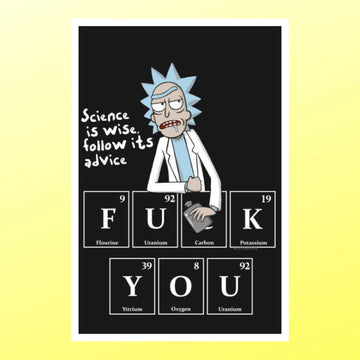 Anime Poster Rick and morty