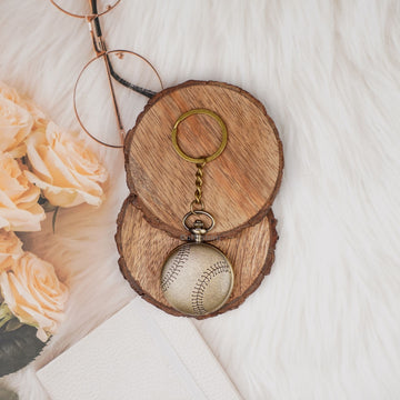 Baseball Pocket Watch Keycahin
