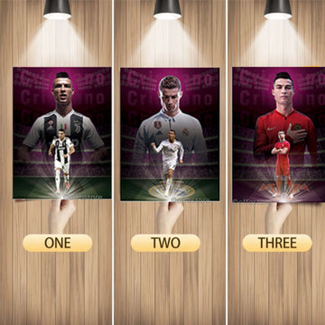 Cristiano Ronaldo 3D Poster