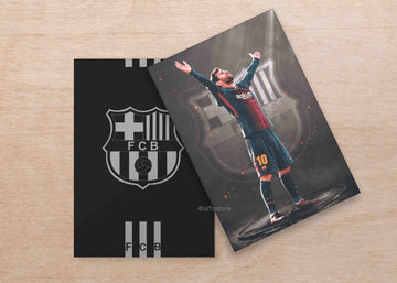 Messi Velvet Finish A5 Notebook