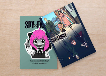 Anime: Spy X Family Velvet Finish A5 Notebook