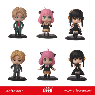 Anime: Spy x Family - Set of 6 Action Figures