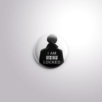 Sherlock Holmes Scratch-Proof Button Badge