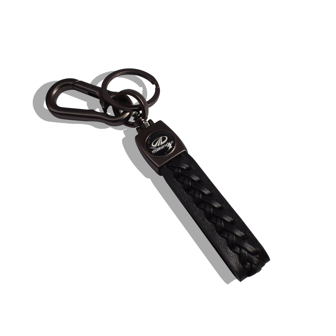 Mahindra Leather Keychain