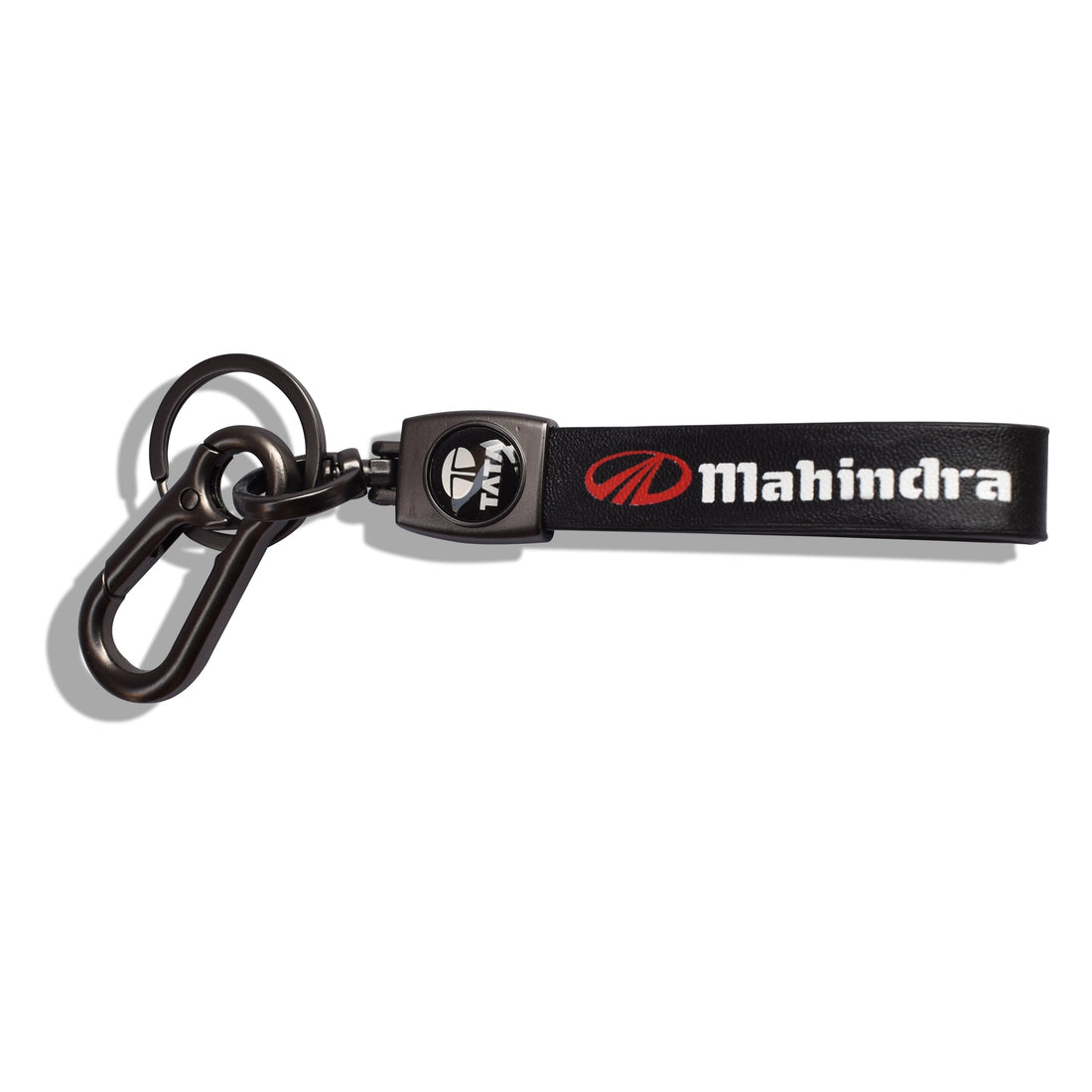 Mahindra Leather Keychain