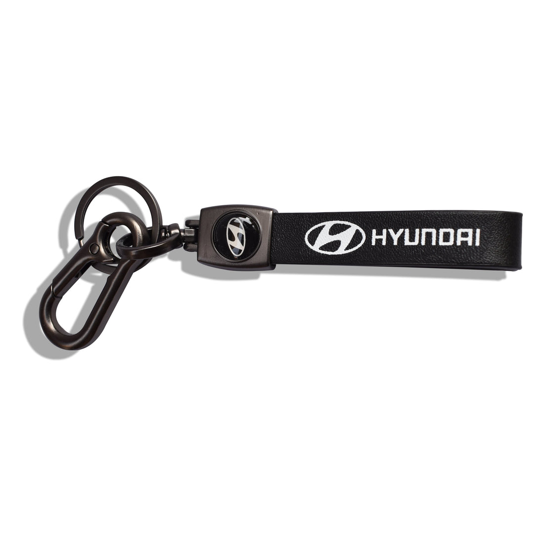 Hyundai Leather Keychain
