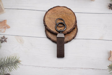 Vehicle:- Yamaha Brown Leather Keychain