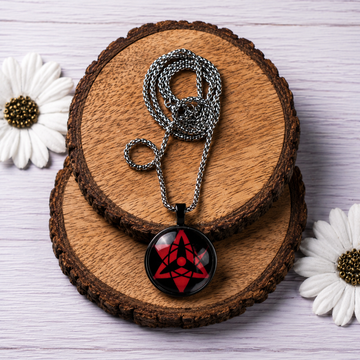 Naruto Anime Sasuke's Etrenal Magekyou Sharingan Locket