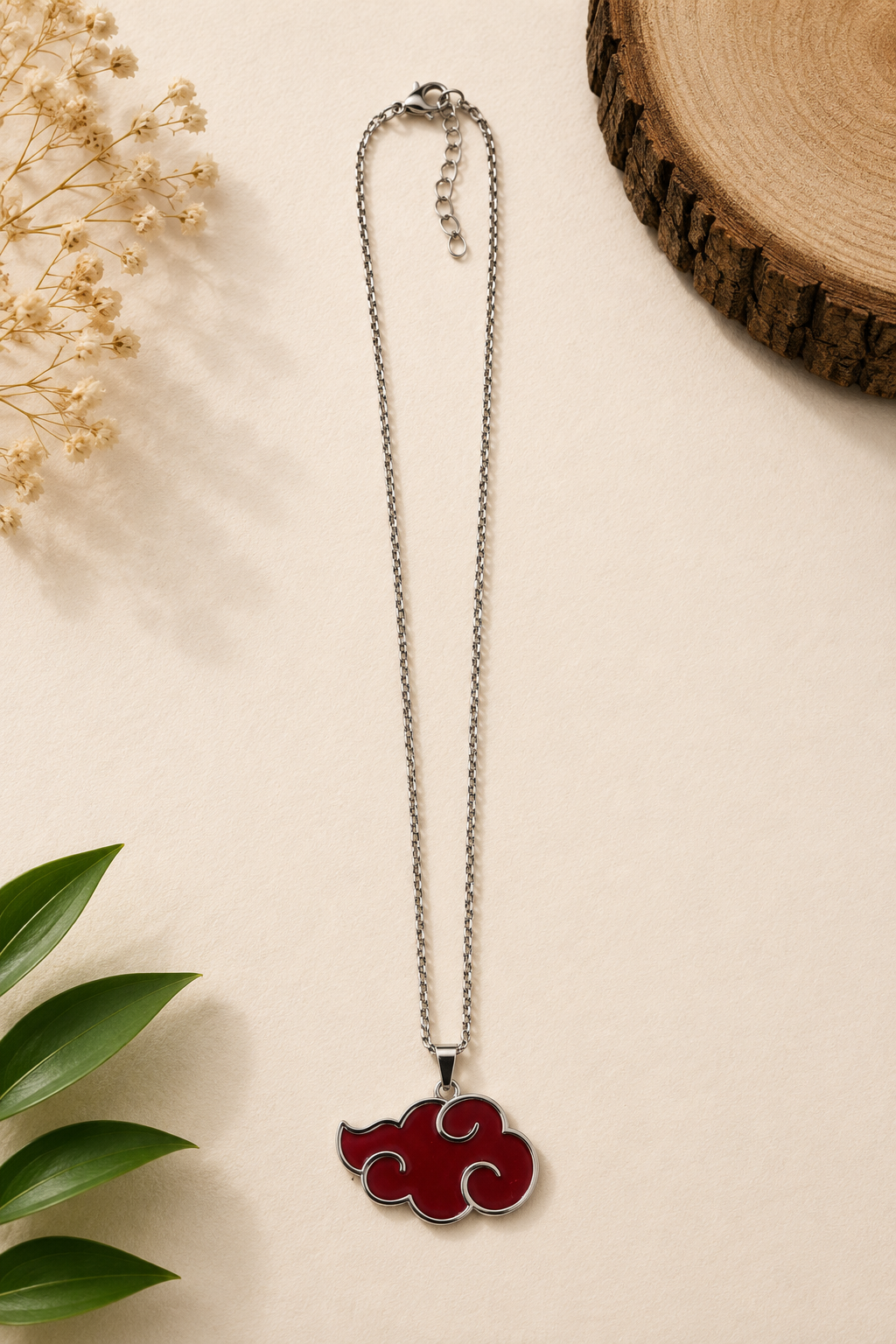Naruto Anime Akatsuki Locket silver