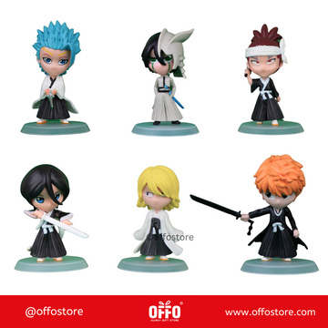 Anime Bleach Set of 6 Action Figures