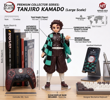 Demon Slayer Anime Tanjiro Kamado Standing Big Action Figure