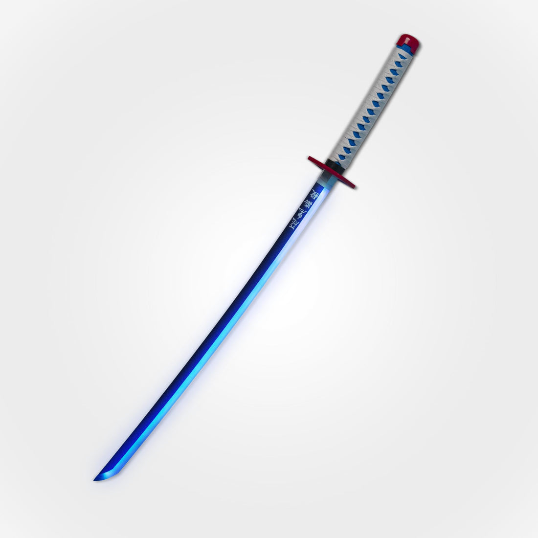 Demon Slayer Giyu Tomioka Neon LED Katana – 100cm Life-Size Light-Up Anime Sword for Cosplay, Display & Training | Elegant Gift for Fans, Kids, Teens & Collectors