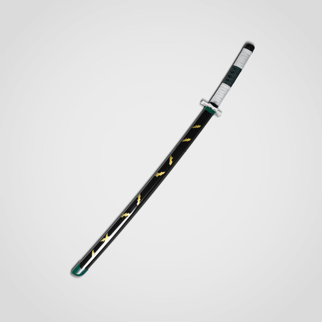Demon Slayer Sanemi Neon LED Katana – 100cm Life-Size Light-Up Anime Sword for Cosplay, Display & Training | Elegant Gift for Fans, Kids, Teens & Collectors