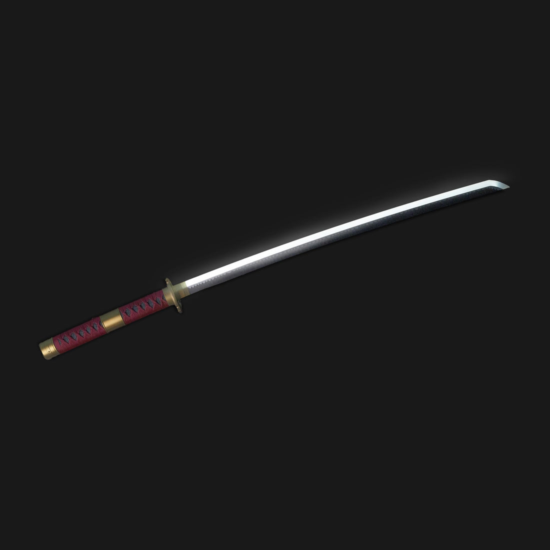 One Piece Zoro Sandai Kitetsu Neon LED Katana – 100cm Life-Size Light-Up Anime Sword for Cosplay, Display & Training | Elegant Gift for Fans, Kids, Teens & Collectors