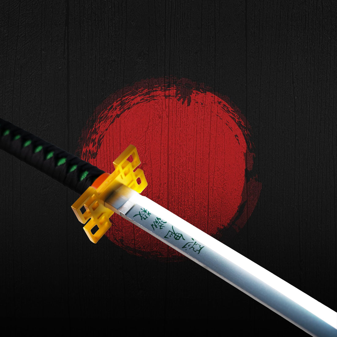 Demon Slayer Muichiro Tokito Neon LED Katana – 100cm Life-Size Light-Up Anime Sword for Cosplay, Display & Training | Elegant Gift for Fans, Kids, Teens & Collectors