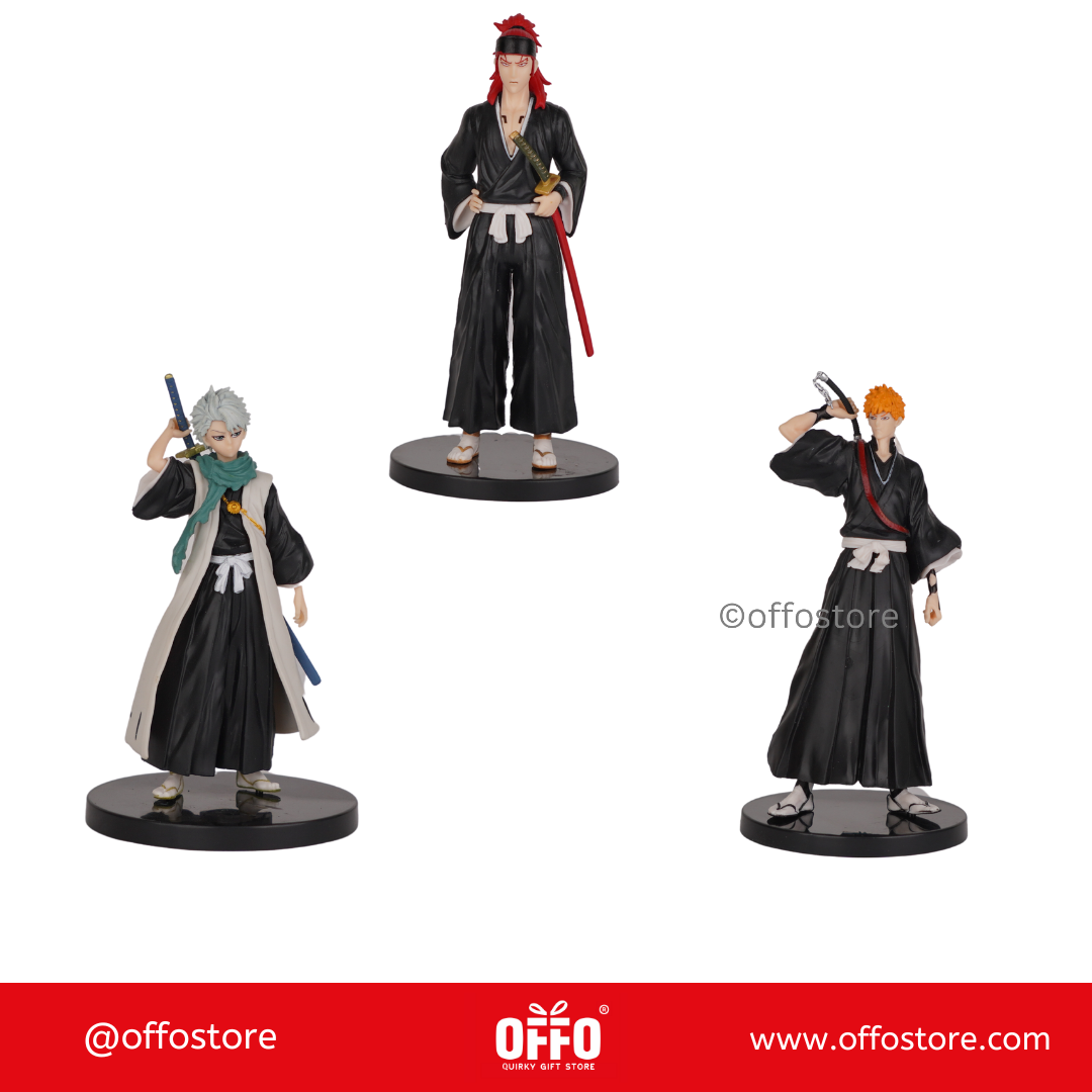 Bleach Anime Set of 3 Action Figures