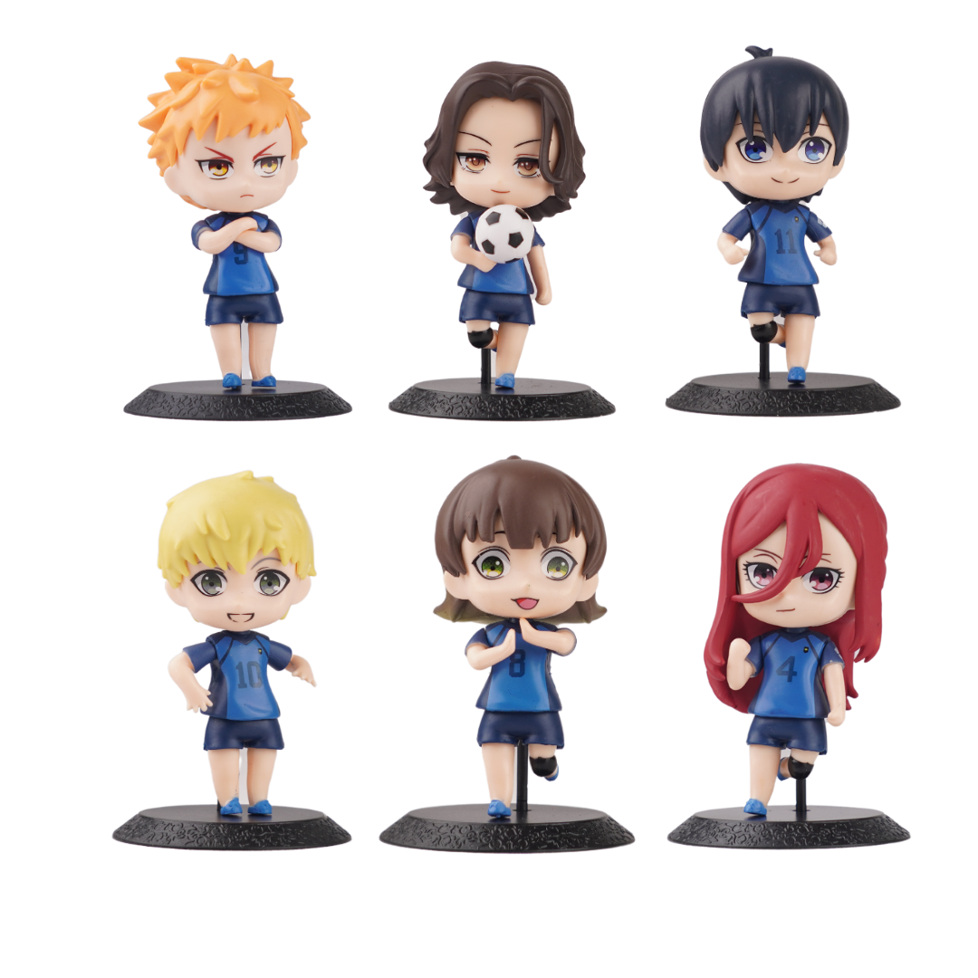 Blue Lock Figurews Blue Lock Anime Set of 6 Action Figures