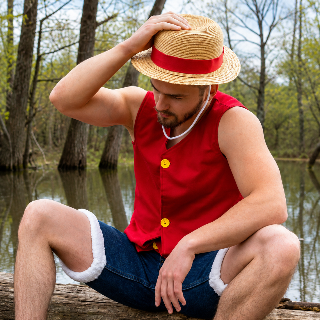 One Piece Anime Luffy Straw Hat