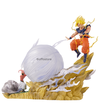 Dragon Ball Z Anime Goku Vs Majin Buu Action Figure