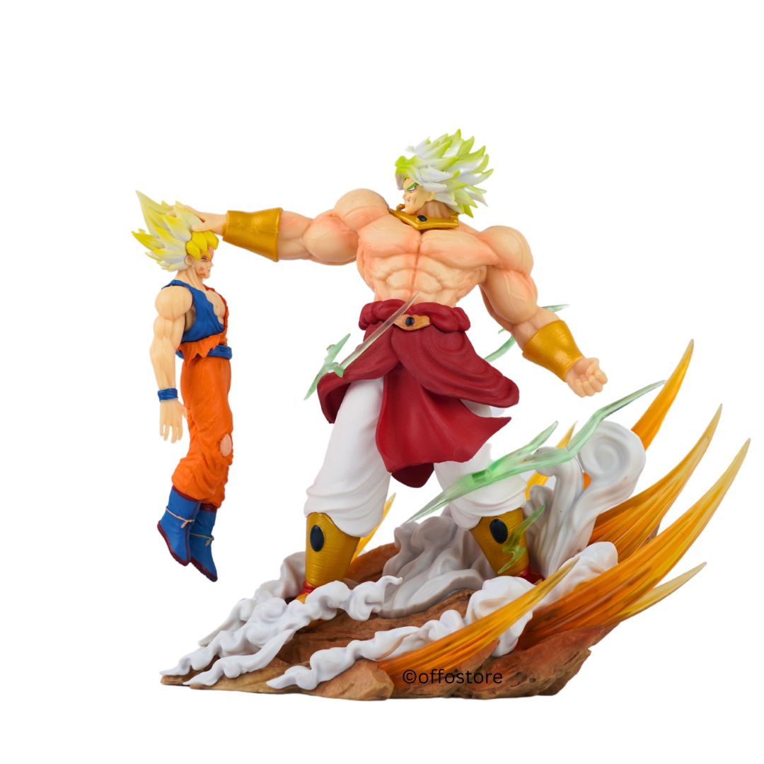 Dragon Balll Z Anime Broly Vs Goku Super Saiyan Action Figure