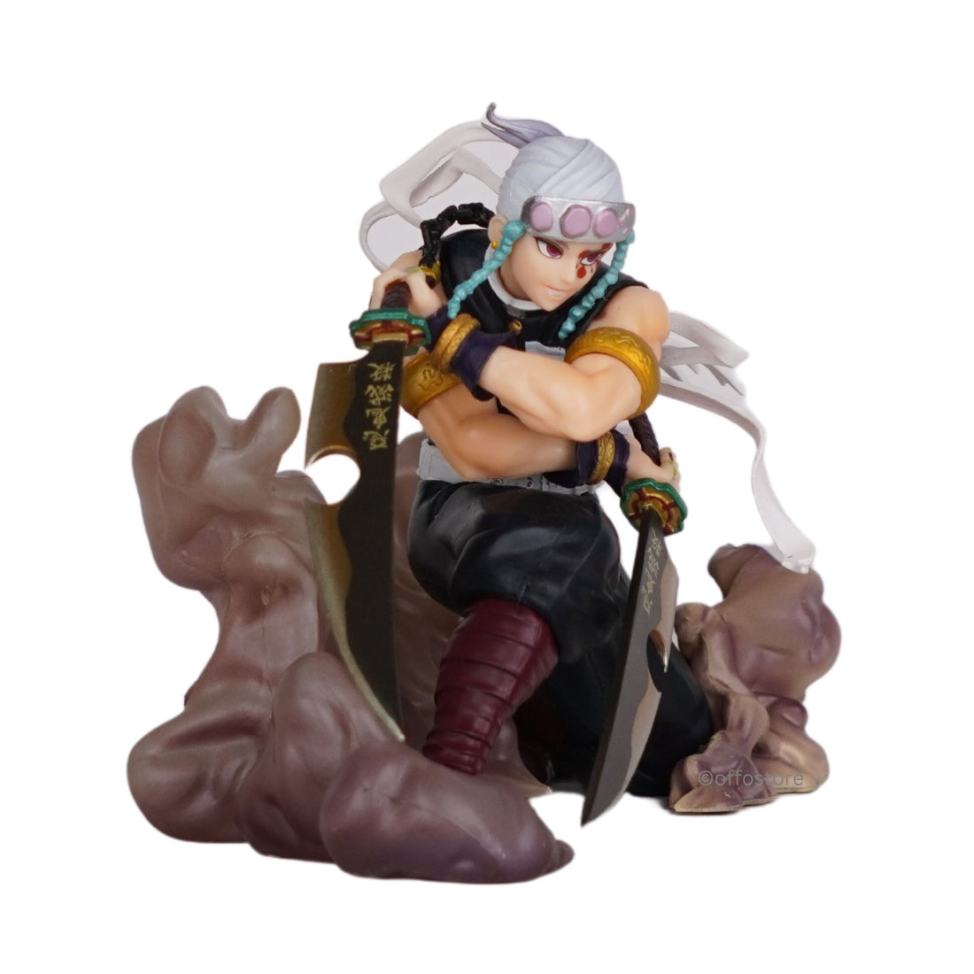 Demon Slayer Anime Tengen Uzui Dual Blade Action Figure