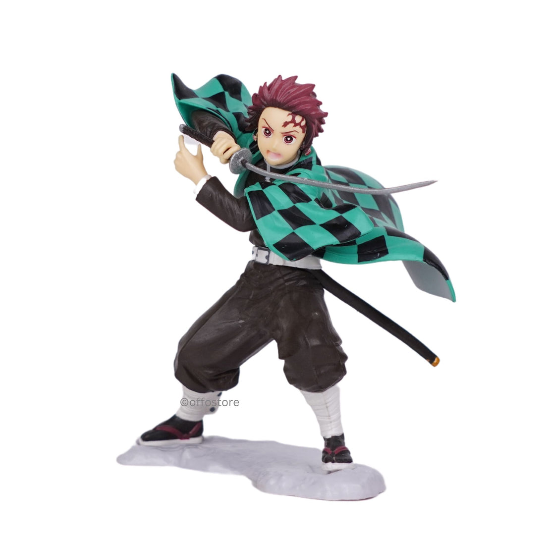 Demon Slayer Anime Tanjiro Kamado White Base Action Figure