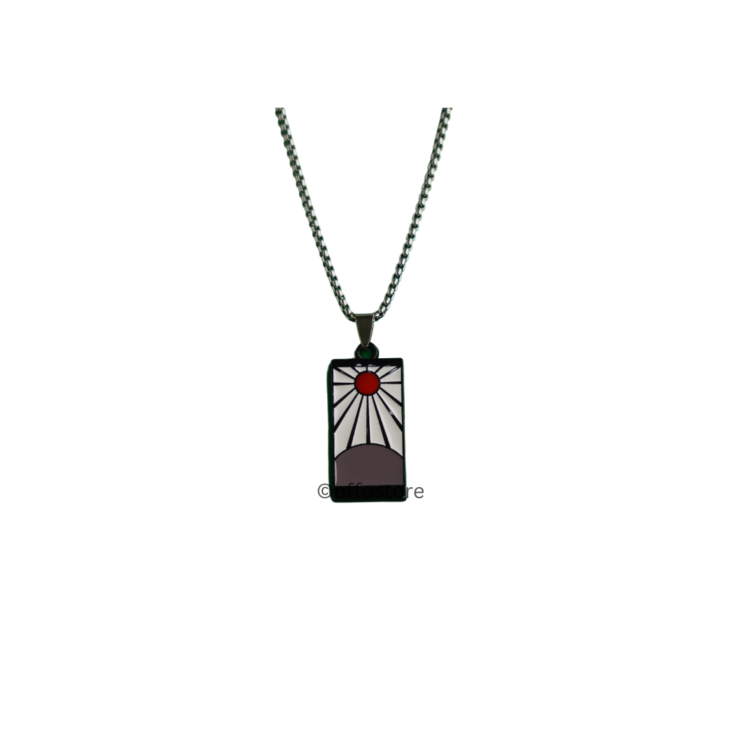 Demon Slayer Anime Tanjiro Hanafuda Locket With Chain