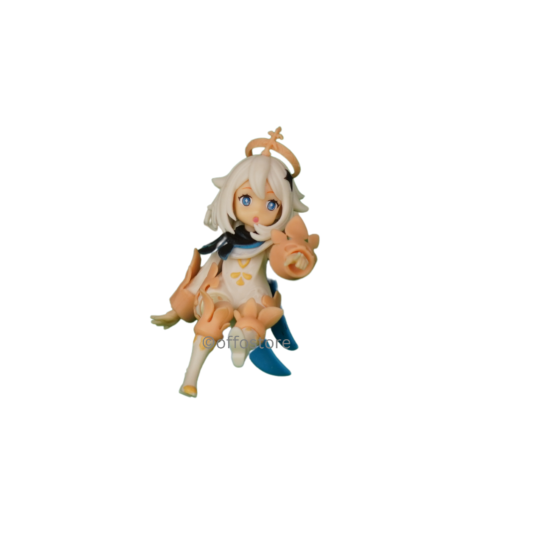 Genshin Impact Anime Paimon Sitting Action Figure