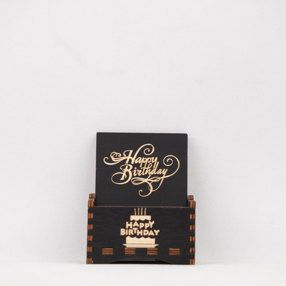 Happy Birthday Automatic Music Box – Wooden Hand-Crank Melody Toy