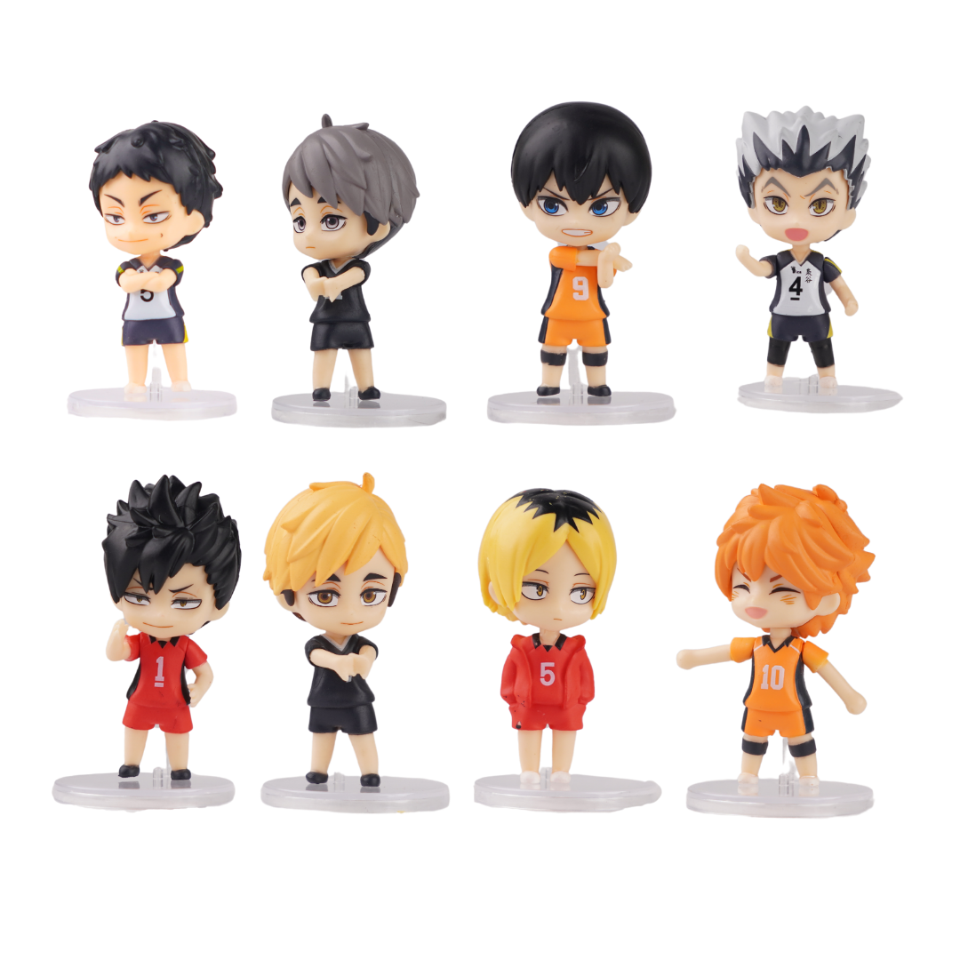 Haikyu Anime Set of 8 Action Figures