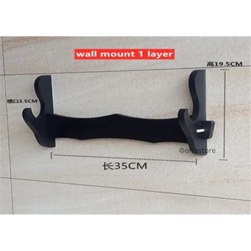 1 Step Wall Mount Wooden Katana Stand