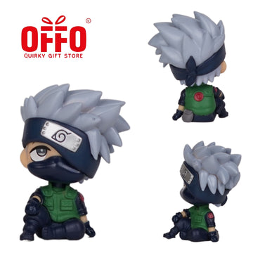 Naruto Anime Kakashi Sitting Mini Action Figure